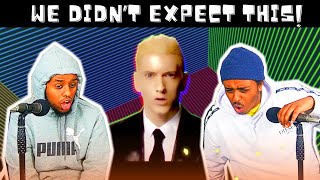 EMINEM HATERS React to Rap God for the First Time [upl. by Ymmat231]