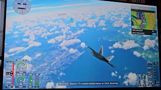 Microsoft Flight Simulator Time Trial  Vancouver Canada to Seattle USA F22 in 715quot [upl. by Retep]