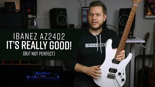 Ibanez AZ2402PWF Prestige  Indepth Demo amp Review [upl. by Leruj]