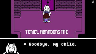 Toriel Abandoned Me  Undertale Pacifist Run [upl. by Akerue]