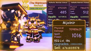 WARRIOR BEST LOADOUT  LEGENDARY  DUNGEON QUEST [upl. by Elcin822]