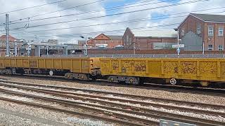 66779 Evening Star at Doncaster Railway Station [upl. by Richmond35]