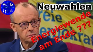 Nach dem Aus der AmpelRegierung  Neuwahlen  Energiewende am Ende [upl. by Jerrome]