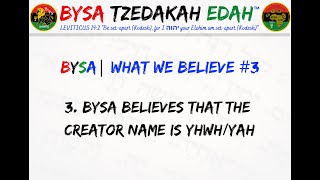 BYSA  WHAT WE BELIEVE  3  101524 [upl. by Goodson379]