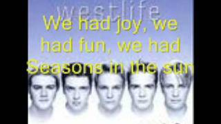 Westlife Seasons In The SunLYRICS IN DESCRIPTION ALSO [upl. by Tiphanie405]