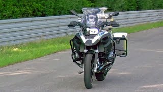 Autonomous Bike demo BMW R 1200 GS [upl. by Hoopen142]