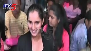 Sania Mirza Arrives At Shamshabad Airport After Winning US Open Doubles Title  TV5 News [upl. by Stelle185]