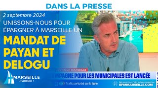 Unissonsnous pour épargner à Marseille un nouveau mandat de Payan  Stéphane Ravier [upl. by Aneral]