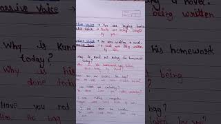 Active voice passive voice examplesviralshorts😲😲😲 [upl. by Alake]