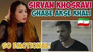 SIRVAN KHOSRAVI  Ghabe Akse khali   Official Music Video  Reaction [upl. by Schott]