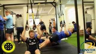 Leinster Rugby Conditioning Session at FFS Dublin [upl. by Arella936]