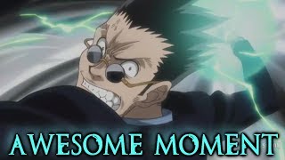 Leorio punches Ging  DUB  Hunter x Hunter  Awesome Moment [upl. by Deeraf]