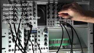 ADE10 Reactive Shaper Eurorack Module  Live Patches [upl. by Ahseinek]