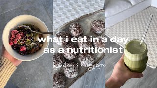 WHAT I EAT IN A DAY AS A NUTRITIONIST  healthy easy amp realistic [upl. by Alyakcim]