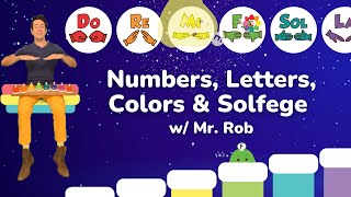 Pipes in C Major  Learn Colors Numbers amp Solfege Singing w Mr Rob  Prodigies Music Lessons [upl. by Alahc]