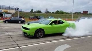 Dodge Challenger SRT 392 Burnout  Dream Cruise 2016 [upl. by Ttnerb359]