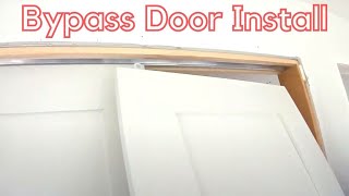 How to Install Sliding Bypass Closet Doors [upl. by Slaughter375]