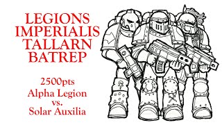 Legions Imperialis BatRep Three Clash of Columns [upl. by Ayatahs28]