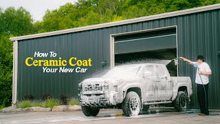 How To Ceramic Coat Your New Car 2024 [upl. by Bruell]