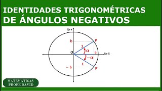 Identidades de angulos negativos [upl. by Alegre]