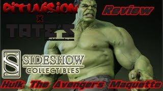 Sideshow Collectibles The Avengers Hulk Maquette Statue Review  TATES Comics [upl. by Anyl594]