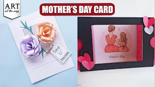 Mothers Day Card  Greeting Card  Mothers Day Gift Ideas  Papper Craft  Handmade Cards [upl. by Ydnat]