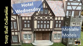 Metcalfe Hotel Wednesday  NEW 2023 release Cardboard model kit [upl. by Ahsinor904]