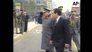 CHILE SANTIAGO MILITARY CEREMONY [upl. by Schroeder351]