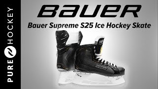 Bauer Supreme S25 Ice Hockey Skate  Product Review [upl. by Haet]