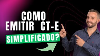 COMO EMITIR CT e SIMPLIFICADO [upl. by Franny460]