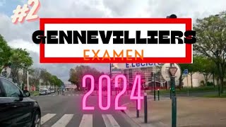 2 PARCOURS DEXAMEN DU PERMIS B 🚦 🚗 🚦 GENNEVILLIERS [upl. by Deehan]