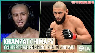 Khamzat Chimaev is here to smash everyone after recordbreaking win  UFC Fight Island [upl. by Occor]