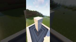 Minecraft easy fountain ⛲️ shorts minecraft minecraftbuilding trending technogamerzpro [upl. by Neuberger]