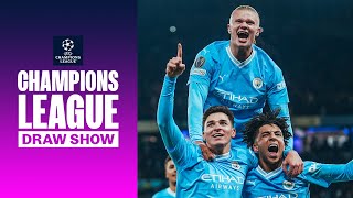 City draw Copenhagen  Champions League Round of 16 Live Draw  MatchDay Live [upl. by Jennifer14]