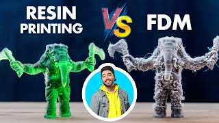 RESIN PRINTING VS FILAMENT PRINTING  WHICH IS BETTER [upl. by Koetke]