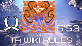 MHWI 55306 The Distant Dark Tide Arch Tempered Namielle TA WIKI Rules Dual Blades [upl. by Ardnekat571]