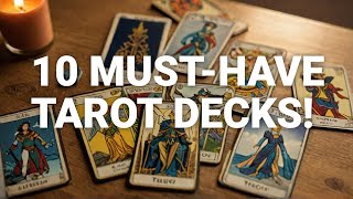 10 MustHave Tarot decks for the best CARD STOCK💫 [upl. by Gaby]