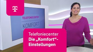 Telekom Telefoniecenter – Themenbereich „Komfort“ [upl. by Leanatan]