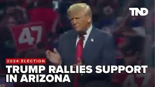 Trump rallies in Arizona joined by RFK Jr who launched support of the Republican nominee Friday [upl. by Airam]