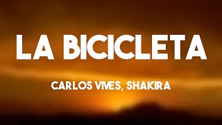 La Bicicleta  Carlos Vives Shakira Lyrics Video [upl. by Ioyal]