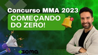 PÓS EDITAL Concurso MMA 2023 Começando do zero [upl. by Anniala]