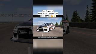 Top Speed of 1300 HP Mitsubishi Lancer Evo X Tune in Car Parking Multiplayer 2 🔥⚡ [upl. by Silloh]