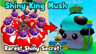 First Person To Make Shiny King Mush Secret Pet OP Stats  Bubble Gum Simulator [upl. by Seitz]