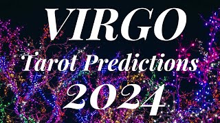 VIRGO Tarot 2024 Predictions—Stepping into your power and going for it❤️💰🌎 [upl. by Kluge]