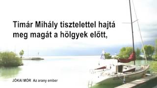 222 TIMÉA Jókai Mór Az arany ember Hungarian language audiobookhangoskönyv [upl. by Eimmak]