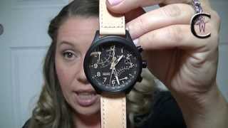 Timex Flyback Chronograph Review  Chicks with Watches [upl. by Eerhs53]