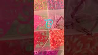 My first vid make a rainbow loom bracelet with me rainbowloombracelet [upl. by Juan]