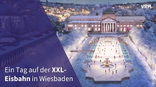 So läuft es sich auf der XXLEisbahn in Wiesbaden [upl. by Carlota]