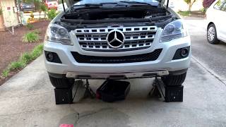 How to change Oil on a MercedesBenz ML350 20052011 [upl. by Eittocs860]