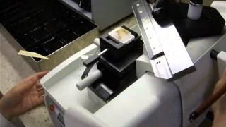 Sliding Microtome cutting [upl. by Venus]